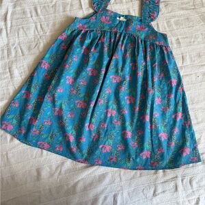 Blu Pepper Floral Mini Dress in Blue and Pink